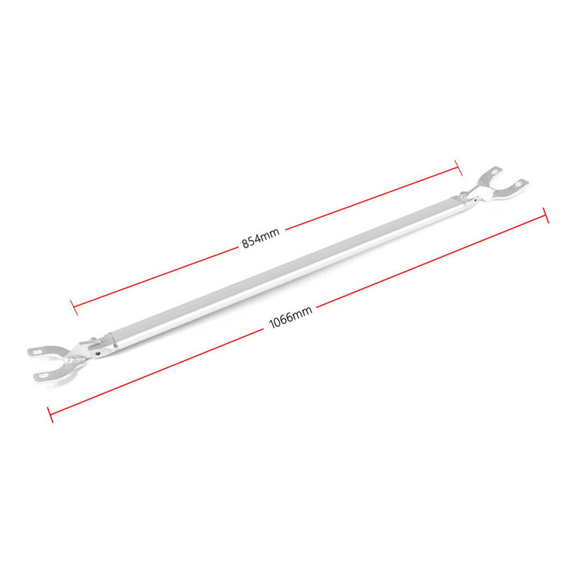 Silver Rear Strut Tie Bar for Civic EG EK 92-00 Del Sol 93-97 Integra DC2 94-01
