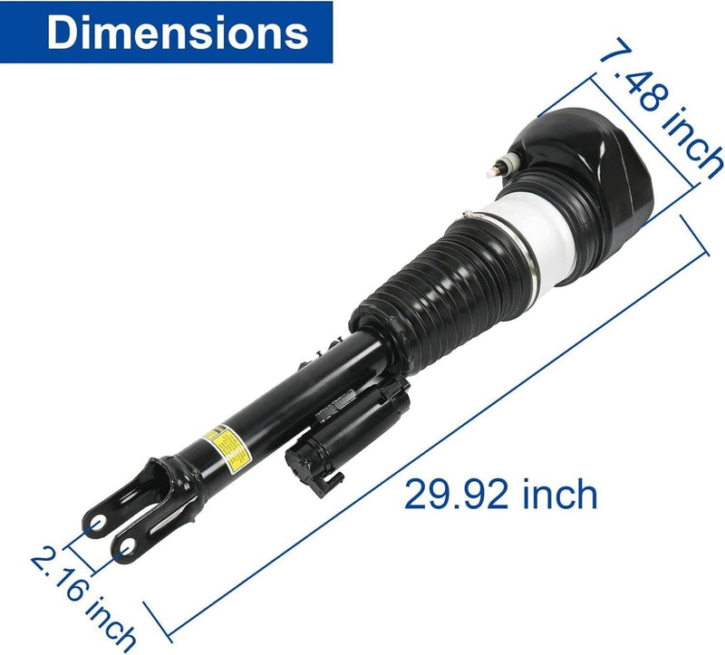 Front Air Suspension Shock Struts for BMW 740i 750i 750Li G11 G12 2016-2022 2Pcs
