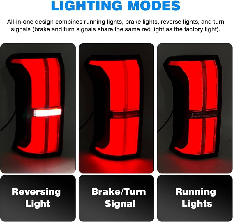 81560AK050 LED Tail Light Brake Lamp Left Driver for Toyota Tacoma 2024 2025