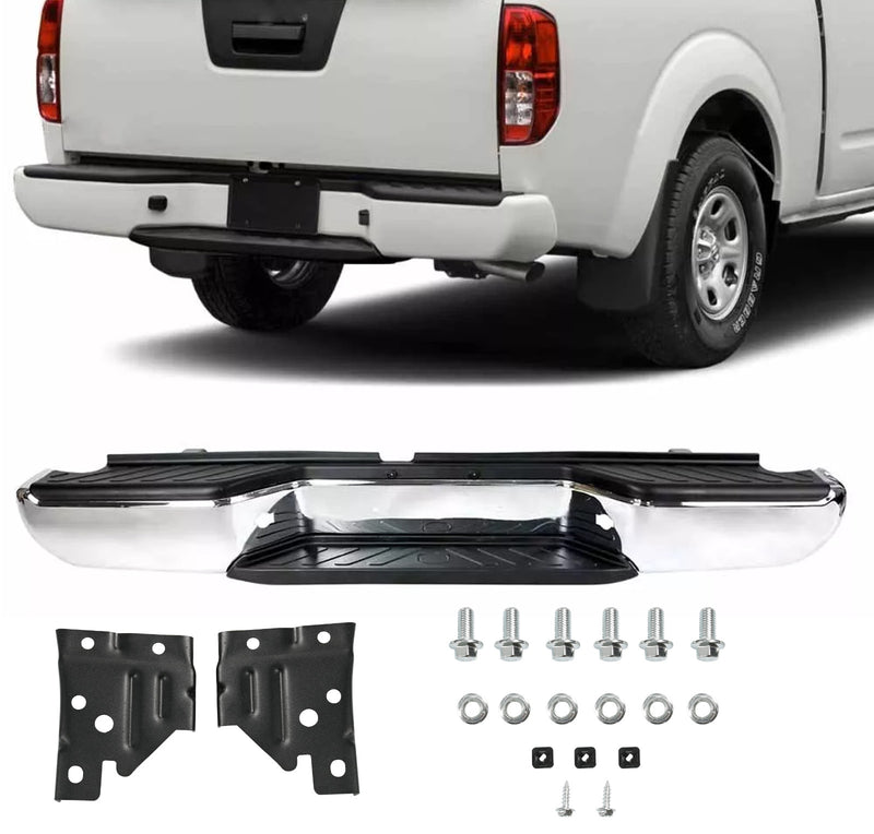 Chrome Rear Bumper Assembly Ni1103114 for Nissan Frontier 2005-2021