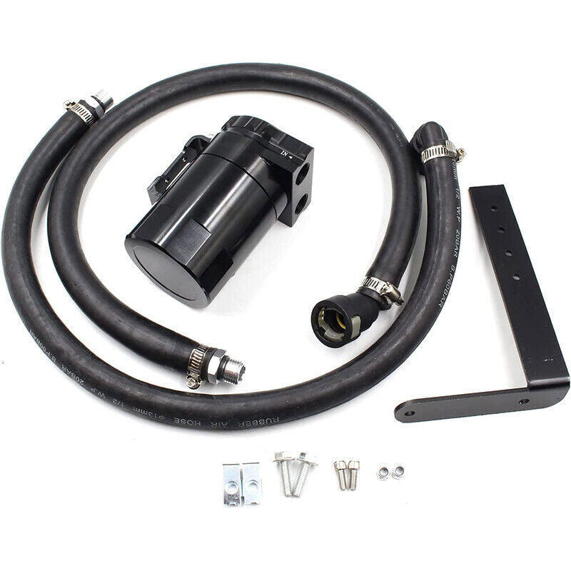 Black Oil Catch Can Separator for Ford F150 Raptor 2.7L 3.5L 5.0L