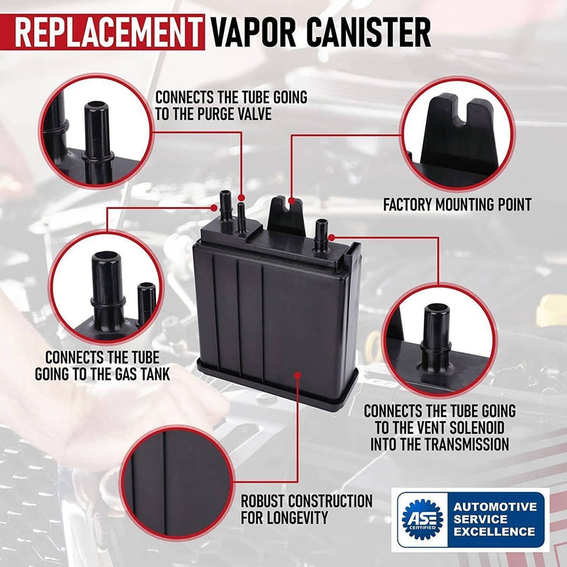 DURAFORCE 911-149 Vapor Canister for Chevrolet Tahoe GMC Yukon Cadillac CTS Escalade SRX