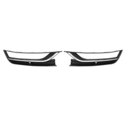 DURAFORCE Bumper Fog Light Bezel Cover Trim for VW Passat 2012 13 14 2015 Black Pair