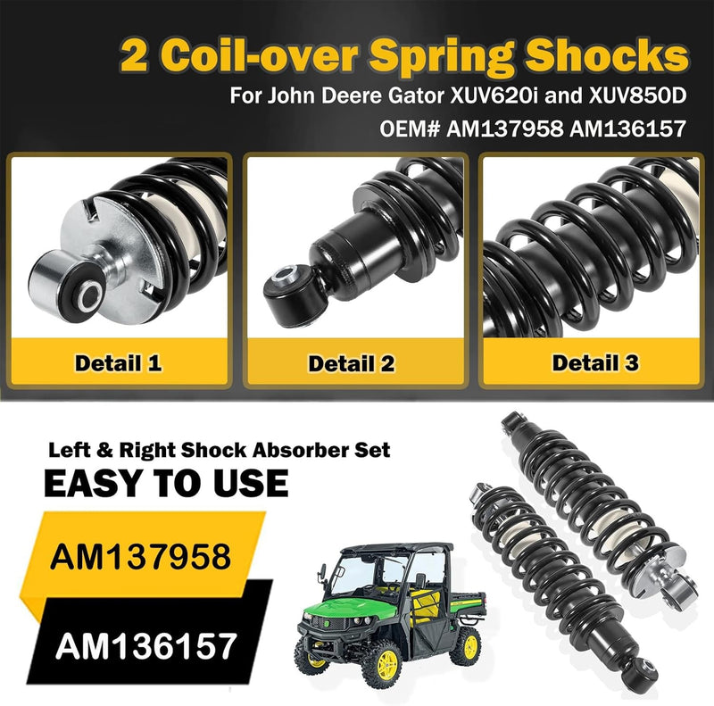 AM137958 Rear Shock Absorbers for John Deere Gator HPX 615E 815E XUV620I