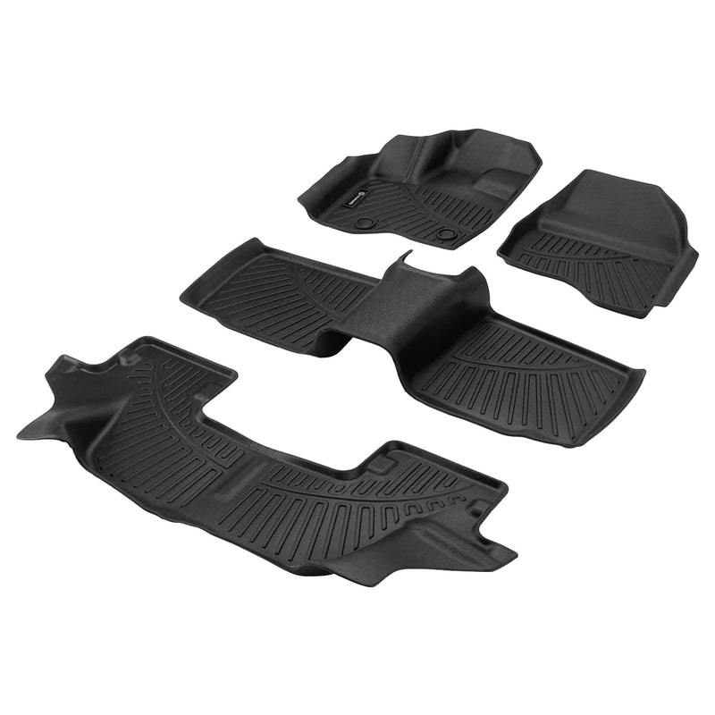 TPE All Weather Floor Mats for 2011-2014 Ford Explorer 3 Rows Set