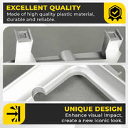 DURAFORCE Headlight Doors Bezels for Chevy GMC C K Series 1985-1987 Driver Passenger RH LH