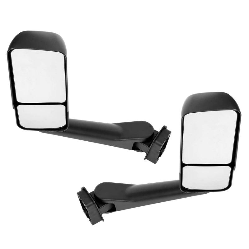 DURAFORCE Manual Door Mirror Set for Chevy/GMC Kodiak Topkick Truck 2003-2009 Heated