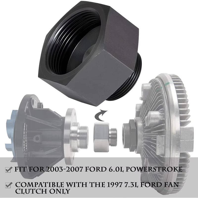 Fan Clutch Adapter for Ford 6.0L to 7.3L Powerstroke Diesel Mechanical 2003-2007