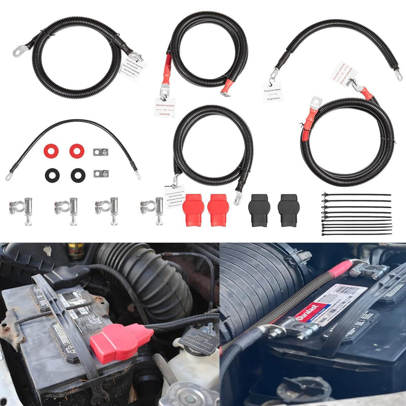 Battery Cables Kit for Ford 2003-2007 Super Duty F250 F350 F450 6.0L