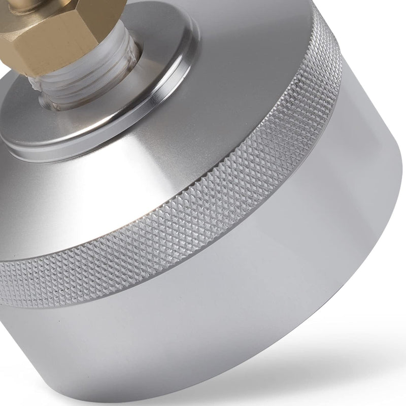 Extended Run Gas Cap Adapter With Brass Hose for Yamaha EF2000is EF1000is Silver