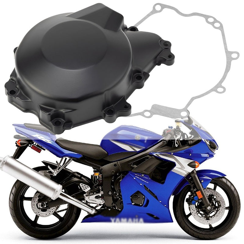 Left Engine Crankcase Starter Stator Cover for Yamaha YZF-R6 2003 2004 2005