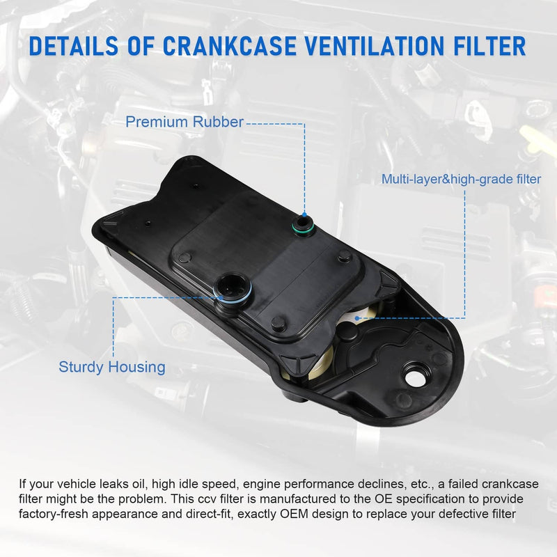 CV52001 Crankcase CCV Filter for Ram 6.7L Cummins 2500-5500 2007-2024 Diesel Eng