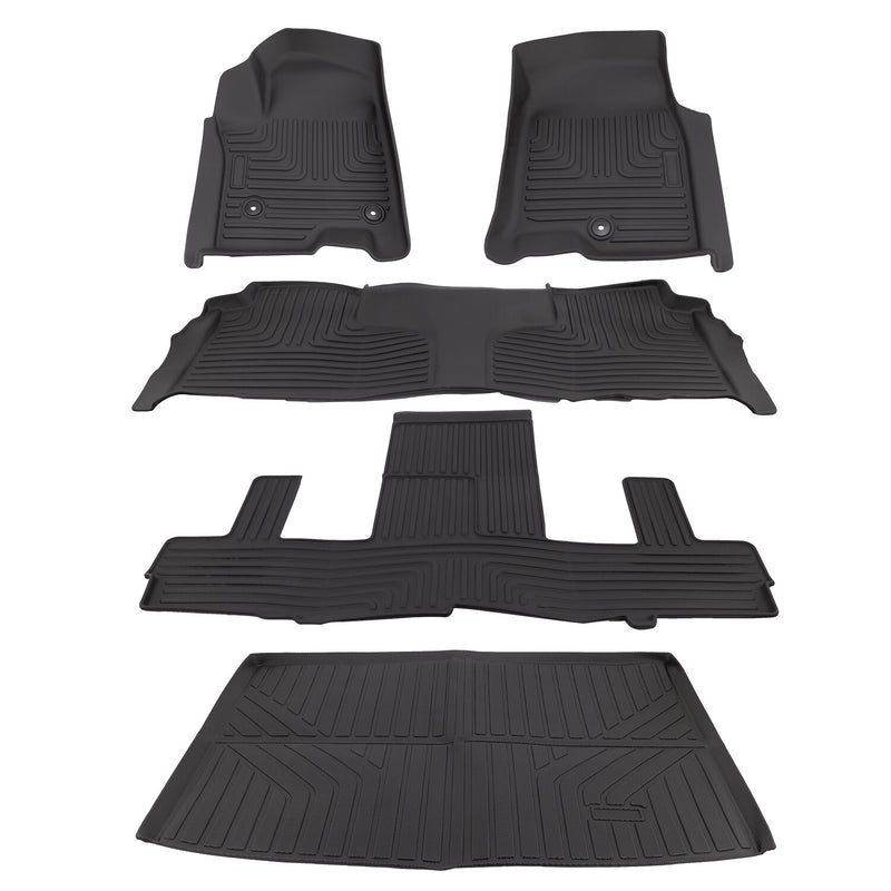 2nd Row Bucket Floor Mats Liner for Chevrolet Suburban GMC Yukon XL 2021-2025