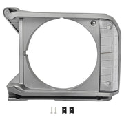 DURAFORCE 8162089105 Driver Side Headlight Door Bezel for Toyota Pickup RWD 1979-1981