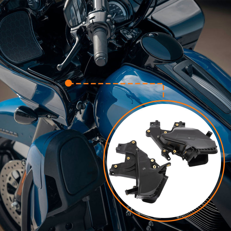 Pair Front Fairing Storage Glove Boxes for Harley Road Glide Models 2015-2024