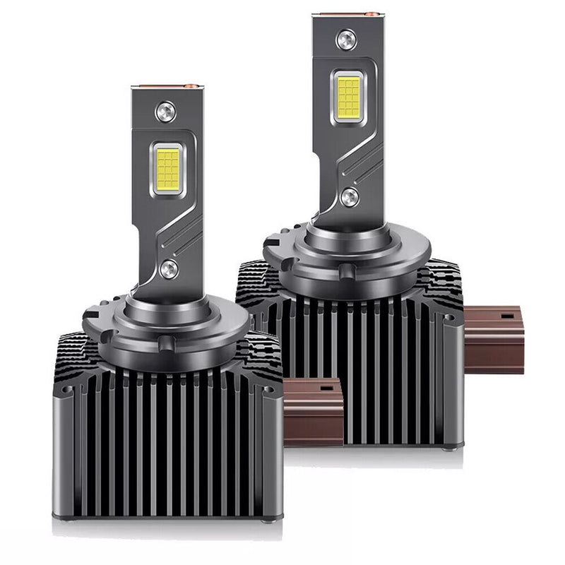 D1S D1R LED Headlight Bulbs 240W 6000K Super White HID Xenon Conversion Kit Set