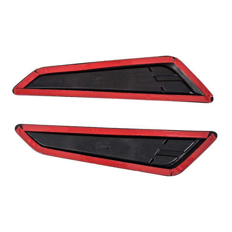 Black Bonnet Hood Vent Scoop Covers for Chevy Camaro 2016-23 2019 2020 1LT LT RS