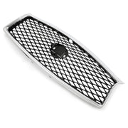 DURAFORCE For 2014 2015 2016 2017 Infiniti Q50 Chrome Front Bumper Grille Grill Assembly