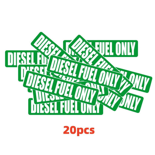 DURAFORCE Diesel Fuel Only Vinyl Decal Label for Car Truck Cans 3.25 Inch 20 Pack