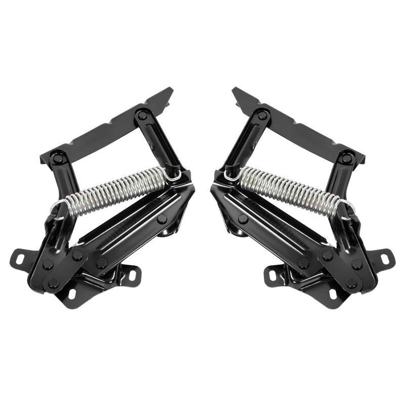 DURAFORCE Hood Hinges Pair for Ford 1973-1979 F100 F150 F250 F350 Bronco With Spring