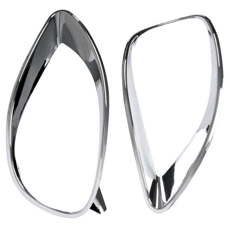 Chrome Headlight Bezel Trim Left & Right for Freightliner Columbia 2001-2017