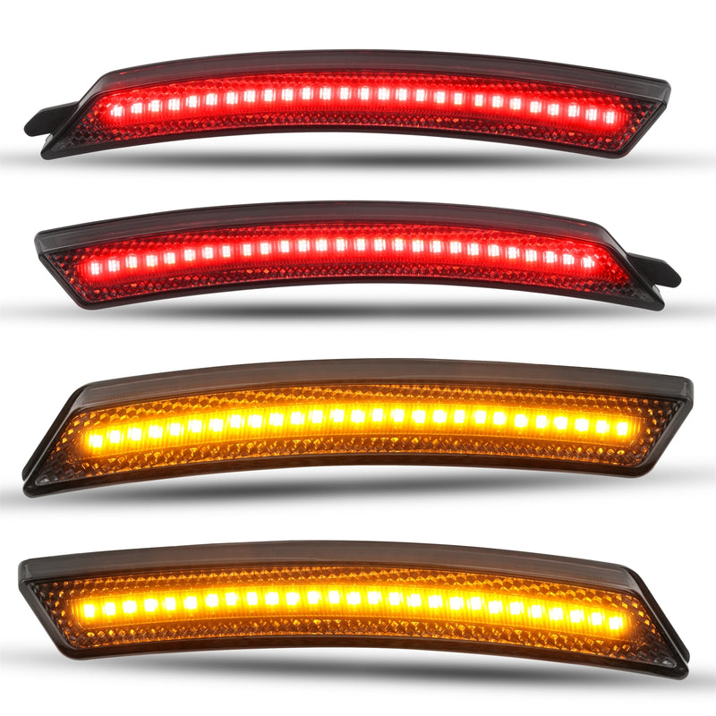 Front Rear Full LED Fender Side Marker Lights for Mini Cooper R55 R56 R57 07-16