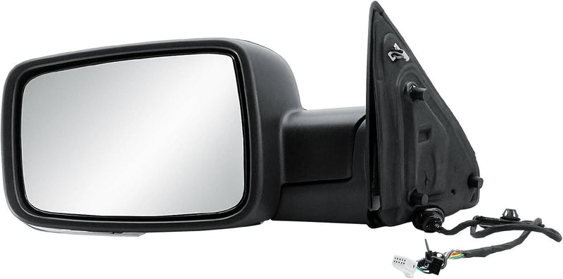Mirror Left Driver Manual Fold Heated Temp Sensor for Dodge Ram 1500 2013-19
