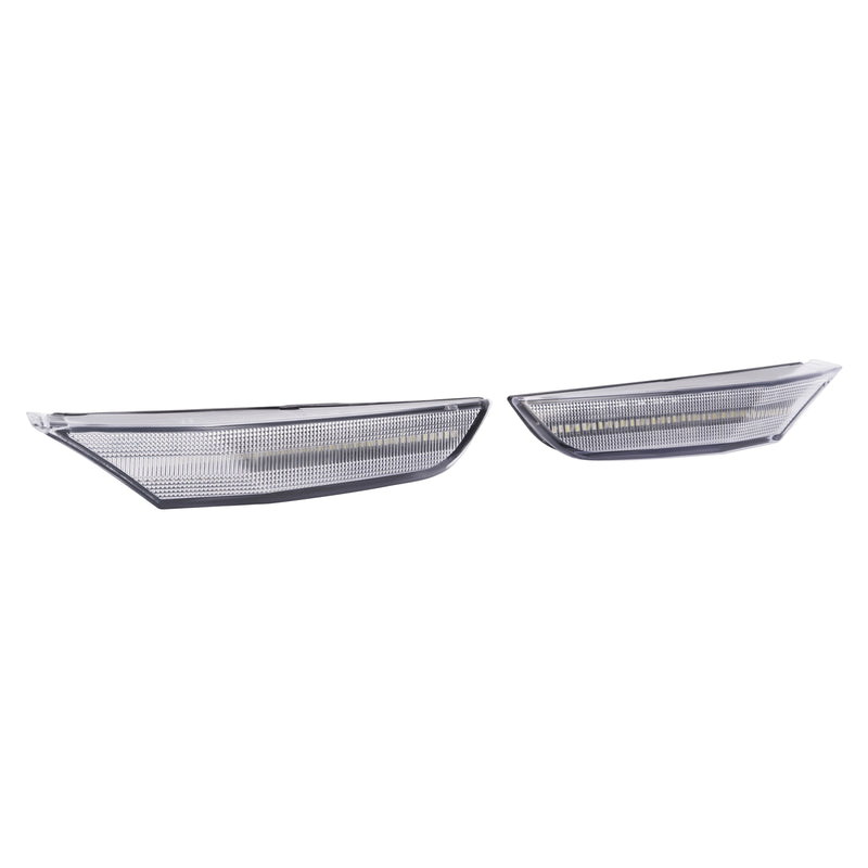 Pair Front Bumper Signal LED Side Marker Light for Infiniti G35 2003-2006