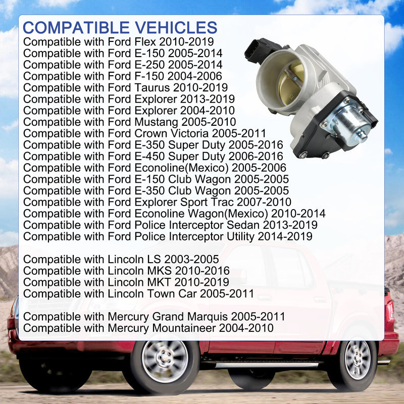 Throttle Body Assembly for Ford Crown Victoria E-150 E-250 Mustang Taurus MKT