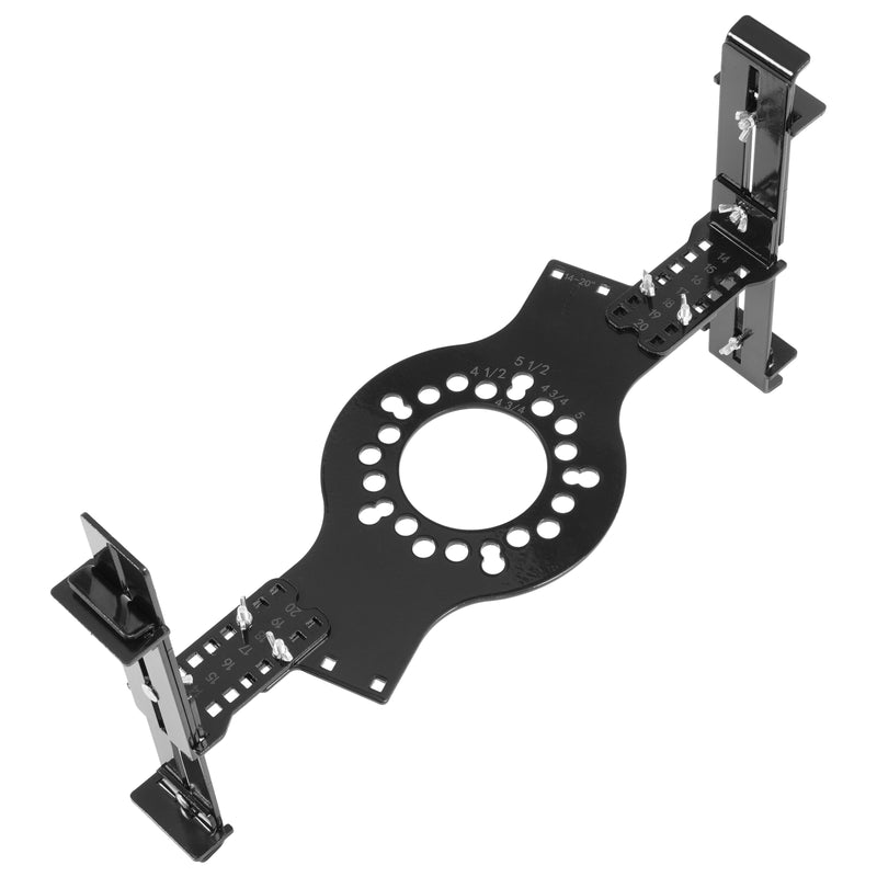 5-Lug Pattern Wheel Fitment Simulator for 14-22 Inch Tire Size Mockup