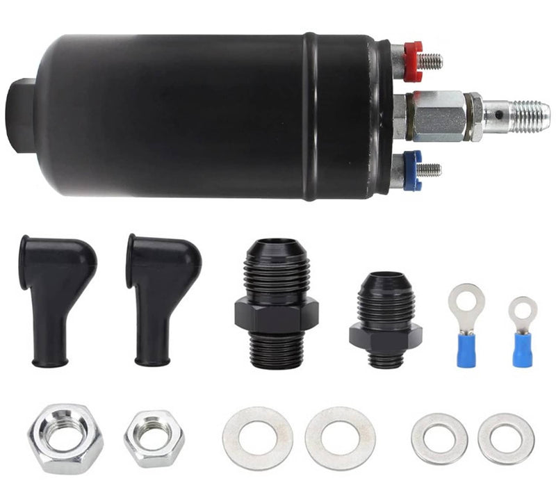 300LPH Universal External Inline Electric High Pressure Fuel Pump Kit E85