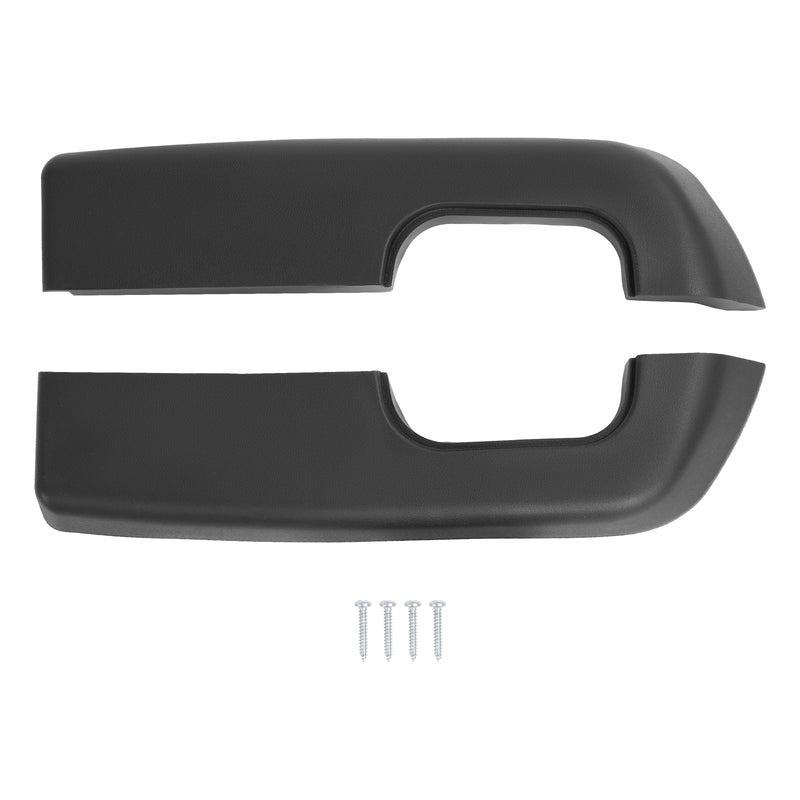 Door Arm Rest Panel Black for Ford F100 F150 F250 Bronco 1973-79 1978-79 Pair