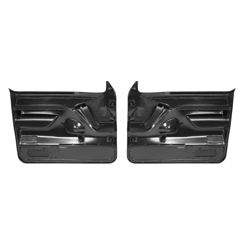 DURAFORCE Inner Door Panels for Ford F150 F250 F350 1992-97 Bronco 1992-96 Black Pair