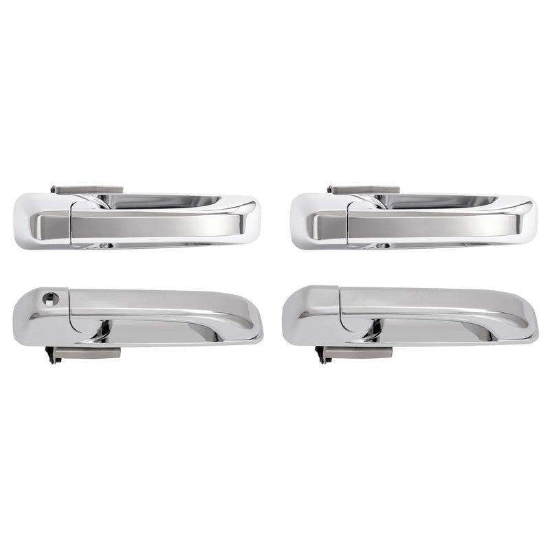 DURAFORCE Chrome Door Handle for Dodge Ram 1500 2009-24 2500 11-24 Front Rear
