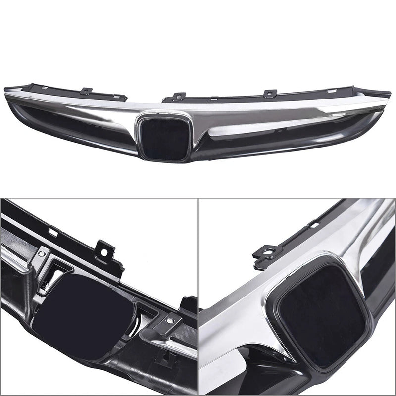 Fit 2006-2007 Honda Accord 4dr Sedan Front Bumper Chrome Grille Grill Assembly