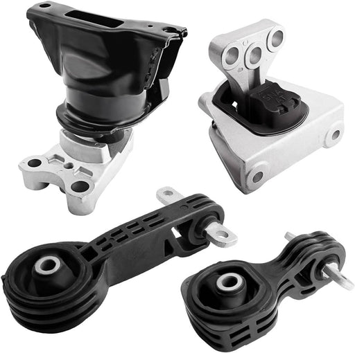 DURAFORCE 4PCS Engine Motor & Trans Mount Set Kit Automatic for 2006-2009 Honda Civic 1.8L