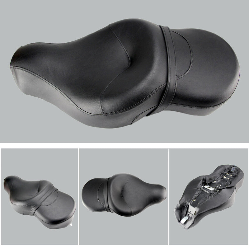 Driver Passenger Two-Up Seat for Harley Sportster XL Iron 883 1200 Custom