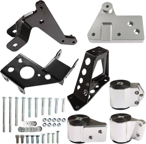 DURAFORCE Engine Mount Bracket for Honda Civic 92-95 EG K-Swap K20 K24 K-Series DC2 EG6
