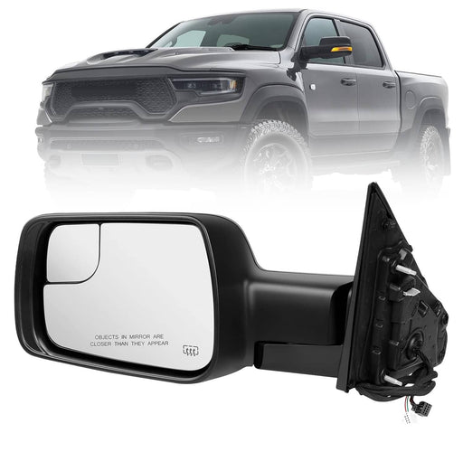 DURAFORCE 68462769AB Left Driver Side Mirror Heated Power Folding for Ram 1500 19-24