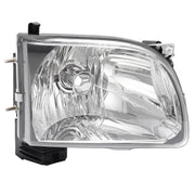 DURAFORCE White Headlights & Black Corner Light for Toyota Tacoma 2001 2002 2003 2004 4Pcs