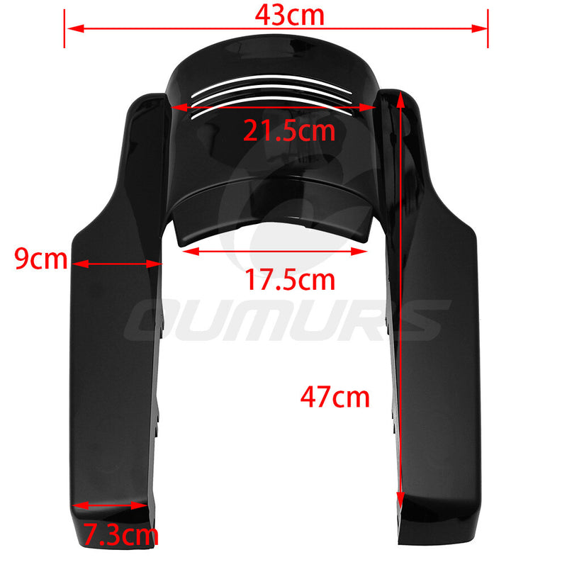 Rear Fender Extension Filler Stretched for Harley Touring Electra Glide