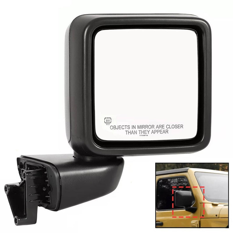 Pair Left & Right Power Heated Mirror for 2018-2024 Jeep Gladiator Wrangler JL