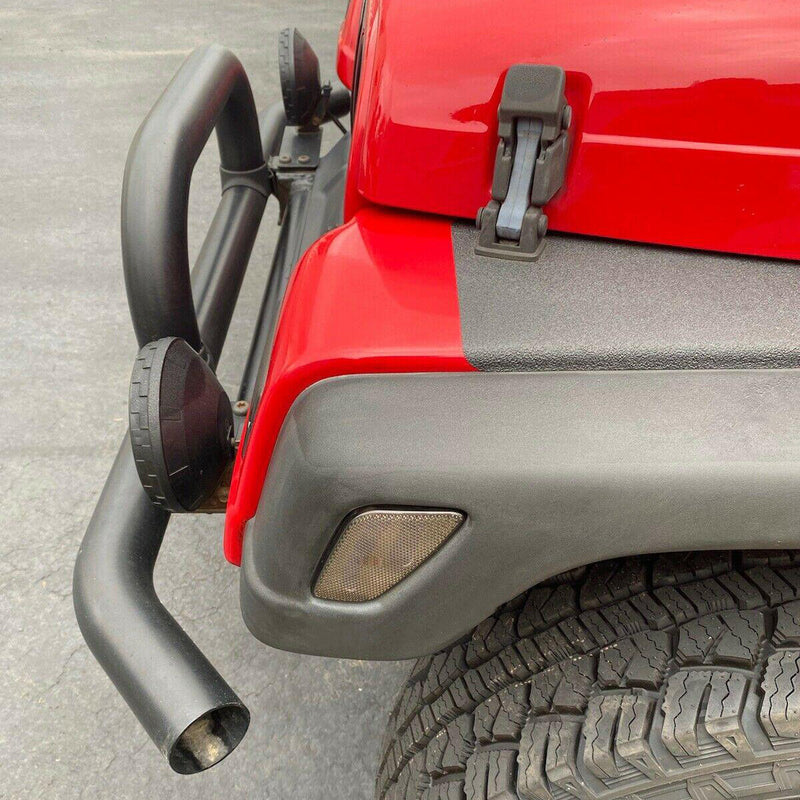 Smoke Bumper Signal Fender Side Marker Lights for Jeep Wrangler TJ 1997-2006