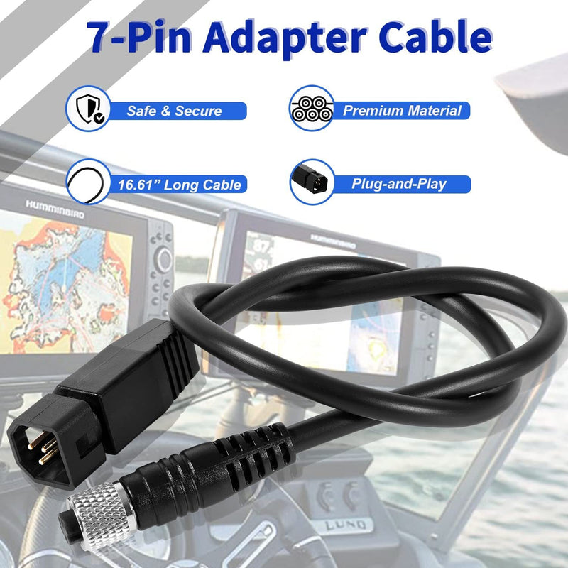 1852068 7-Pin Adapter Cable for Humminbird Fish Finder for Minn Kota US2