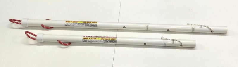 DURAFORCE Criss Cross Poles for Boat Mooring Docking Replaces Dock Pier Bumpers Whips