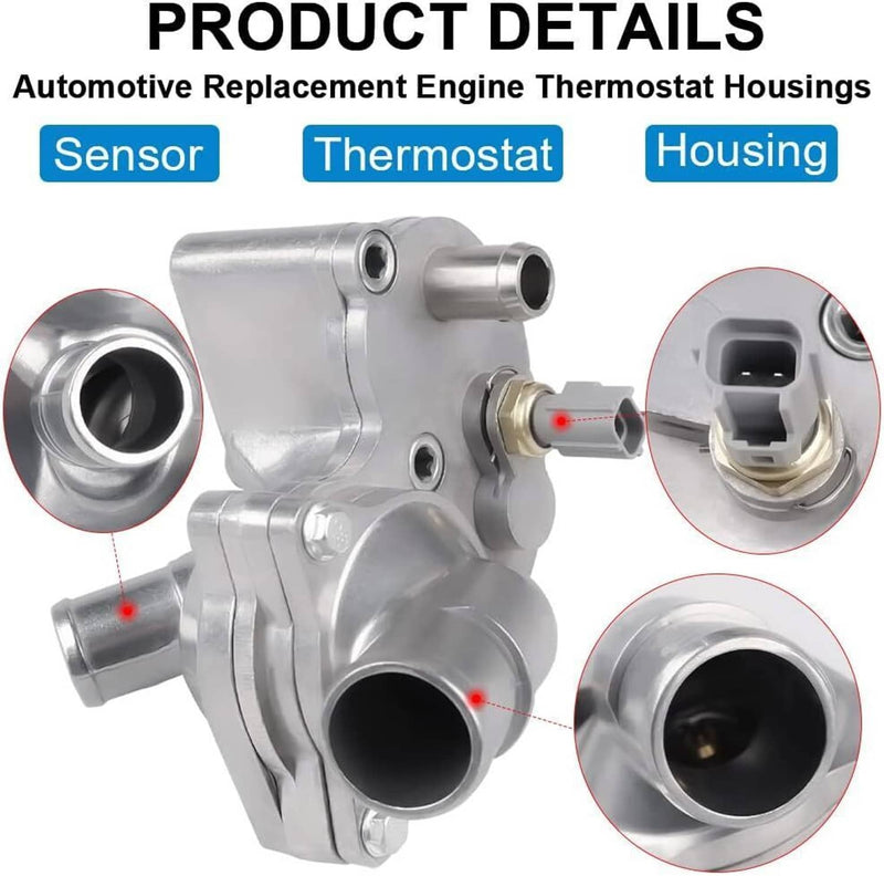 5R3Z8592BA Aluminum Alloy Thermostat Housing for Ford Mustang 4.0L 2005-2010