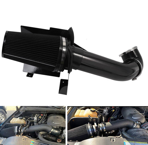 DURAFORCE Cold Air Intake Kit & Heat Shield 4" for GMC Chevy V8 4.8L/5.3L 1999-2006