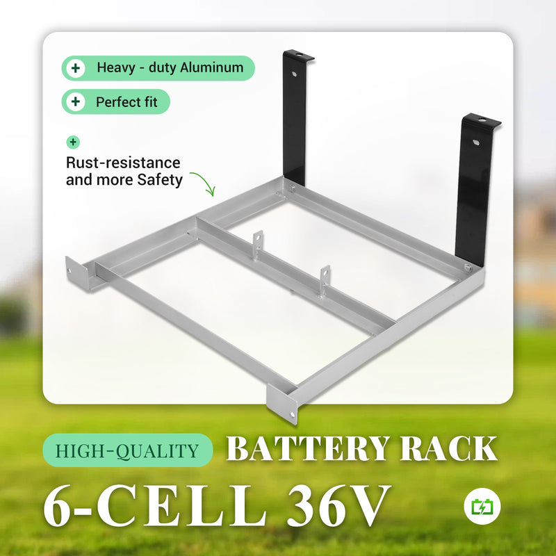 Golf Cart 36V Battery Tray Aluminum for EZGO TXT Medalist 1994-2013