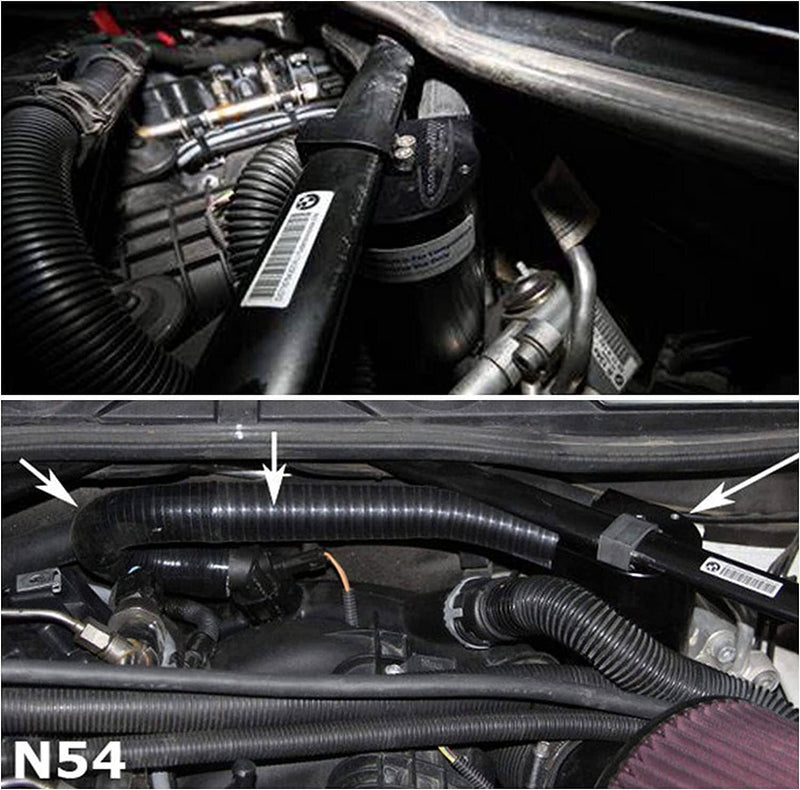Reservoir Oil Catch Can Tank for BMW N54 335i 135i E90 E92 E82 2006-2010 Black