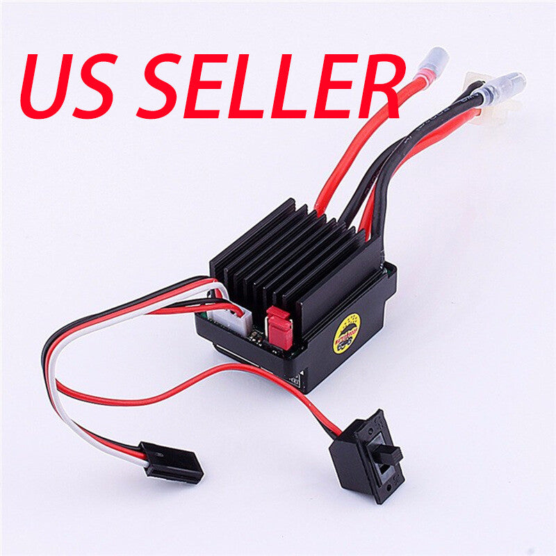 ESC Electronic Speed Controller Waterproof Brushed for RC Car Boat Motor